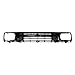 CarPartsDepot Front Grille Grill Compatible With Toyota Pickup Truck (Black, 1992-1995 Toyota Pickup RWD)
