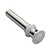 Hiendure® Pop up Overflow Bathroom Sink Drain, Brushed Nickel