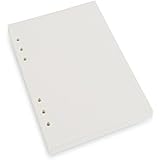 A5 6-Ring Binder/Planner Refill Paper for Filofax, 6 Hole, 100 Sheets/200 Pages, Dot Grid