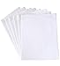 Blank kitchen towels / dish towels for embroidery / screen printing - 100% cotton (6 pack) (6, White)