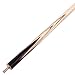 CUESOUL 57 inch 3/4 Jointed Snooker Cue Set Handcraft -Rosewood Butt-Ash Shaft-Mini Extension-Telescopic Butt End Extension-Leatherette Black Case CSSC014