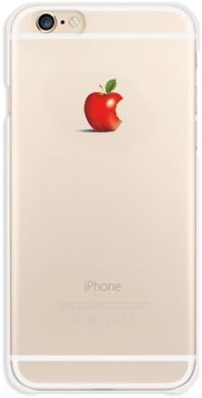 Amazon Co Jp Iphone7 ケース 実写 アップルマーク レッド 林檎 ユニーク クリアケース ハードケース 薄型 家電 カメラ