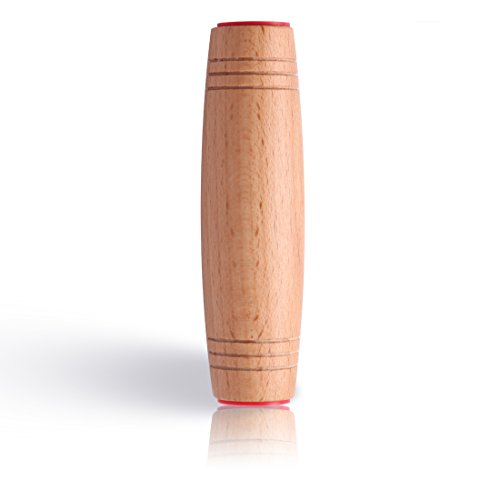 TOOBOM Fidget Stick Easy Roll Fidget Spinner Toy Office Desk Play Toy for Stress Reduce and Relax Anxiety Release for HOme Party Class Bar Made By Beech Wood