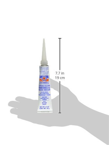 Купить Permatex 81730 Flowable Silicone Windshield and Glass Sealer, 1. ...