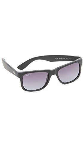 Ray-Ban JUSTIN - RUBBER BLACK Frame GREY GRADIENT Lenses 51mm Non-Polarized