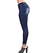 Tengo Women's Slim Denim Pants Juniors Girls Stretchy Distressed Skinny Jeans
