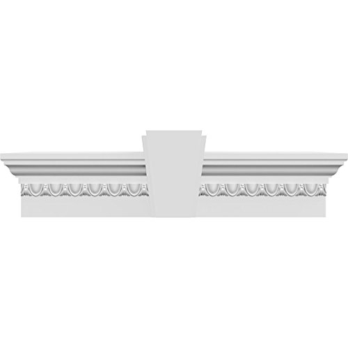 Endurathane Traditional Crosshead w/Deco Keystone and Egg & Dart Trim, 25" Bott…