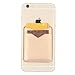 Card Holder for Back of Phone-Self Adhesive Stick On Credit Card Wallet Case Fit for iPhone Samsung Galaxy Android Smartphones(4.7