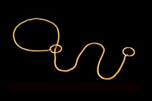 Alvalley Snake Show Chain for dogs Thickness 3 mm x 16 in