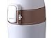 omgogo Insulated Travel Mug Coffee Mugs Stainless Steel Lid Lock Prevents Leaks 16Oz White