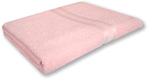 100% Cotton/Soft/Highly Absorbent - Pack of 1 Elegance Medium Size Bath Towel, Soft Coral