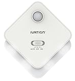 Ivation 4-LED Motion Sensor Light - WHITE - Battery Powered Night Light with a Built in Motion and Light Sensor
