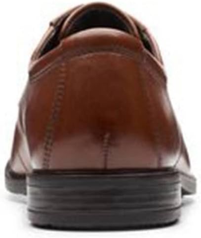 Men's Bensley Lace Oxford, Lea marrón Oscuro, 44 EU
