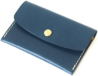 Italian Vegetable Leather - Vincent Hands Credit Case Case Wallet Navy
