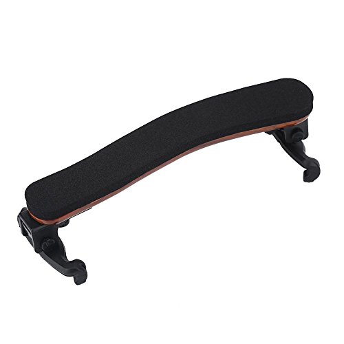 Violin Shoulder Rest Adjustable Shoulder Foam Pad with Rubber Feet for 3/4 4/4 Size Violin Instrument Accessory
