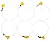 1st Place Products 1/2 inch WIDE 4 inch Key Hose Clamp Set - Pack of 6 - Great for Dryer Vents & Dust Collection Systems - 3 1/2