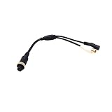 4 Pin to RCA Adapter, Shockproof Waterproof Female 4-Pin to RCA (A/V) Adapter Wire, RCA to 4-PIN Monitor/Camera Adapter