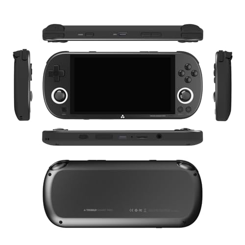 Trimui Smart Pro Retro Handheld Game Console, 5" IPS Screen Portable Game Console with 5000mAhBattery, Built in 128G TF Card &15000+ Games,Support WiFi Multiplayer Online Battle (Black)