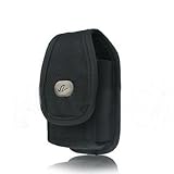 Universal Rugged Heavy Duty Nylon Pouch Case For Small Flip Phones (Wireless Phone Accessory)