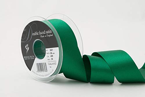 Berisfords 3501 Satinband 35 mm Hunter grün 455 10,5 x 10,5 x 4.59 cm Double Face Poly Satinband, Hunter Green