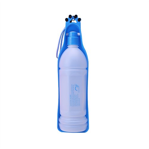 Pet Bowls For Dogs, Pet Water Dispenser Portable Cat Travel Water Bottle Dispenser Feeder Drinking Fountain, Simply Snap Design For Walking With Your Pets, 1 Pc 350ML/600ML