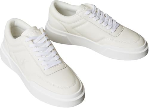 Scarpe Basse da Donna con Lacci OXF Lth YW0YW02032, Bianco (Marshmallow/Dk Ecru), 38, Marshmallow Bianco Dk Ecru, 38 EU