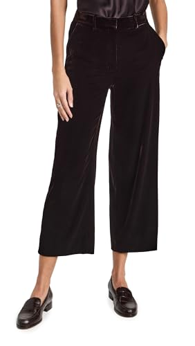 Theory Women's Relax Straight Pants, Mink, Brown, 12