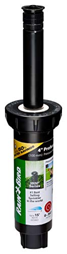 Rain Bird 1804APPR25 Pressure Regulating (PRS) Professional Pop-Up Sprinkler, Adjustable 0° to 360° Pattern, 8 - 15 Spray Distance, 4 Pop-up Height