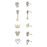 Kingdom Hearts Earrings Video Game Jewelry Kingdom Hearts Gift - Kingdom Hearts Jewelry Kingdom Hearts Gift-