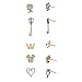 Kingdom Hearts Earrings Video Game Jewelry Kingdom Hearts Gift - Kingdom Hearts Jewelry Kingdom Hearts Gift-