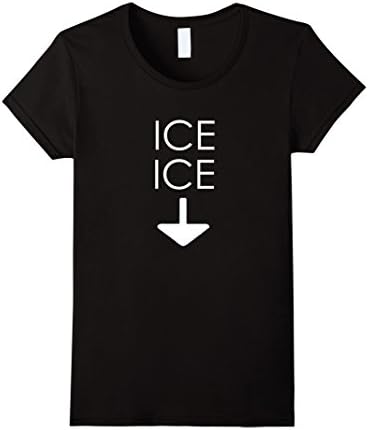Womens Ice Twice Pregnancy Announcement Funny T Shirt Large Black