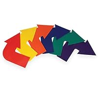 American Educational Products Curved Arrow Markers, Assorted Colors, Set of 6