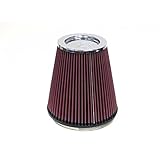 K&N Universal Clamp-On Air Intake Filter: High