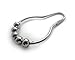 Wrenwane Premium Shower Curtain Hooks, 100% Stainless Steel, Polished Chrome, Set of 12 Rings