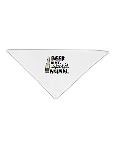 TooLoud Beer Is My Spirit Animal Adult 19" Square Bandana
