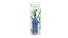 Happy Hydro Trimming Scissors - Curved Tip - Titanium Coated Blades with Spring-Loaded Comfort Grip Handles - 4 Pack