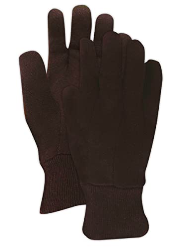 MAGID JerseyMaster T92 Cotton Glove, Knit Wrist Cuff, Men's (12 Pair)