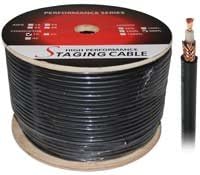 500ft 20AWG Unbalanced Guitar Cable, Braid Shield, OD: 6mm - Distributed by NAC Wire and Cables