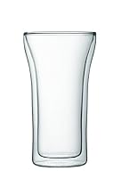 Bodum Assam Double Wall Glass, Set of 2, 0.4 l, 13.5 oz., Clear