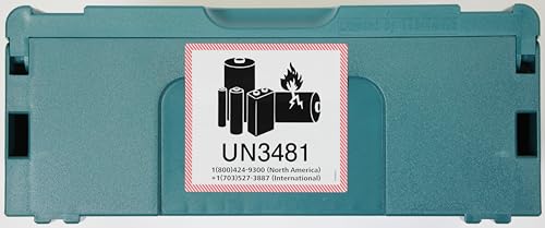 Makita DDF482RFJ Cordless Drill 18 V / 3.0 Ah, 2 Batteries and Charger in MAKPAC Black, Blue