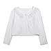 Acecharming girls Beaded Flower Bolero Jacket Shrug Short Cardigan Dress Cover Up