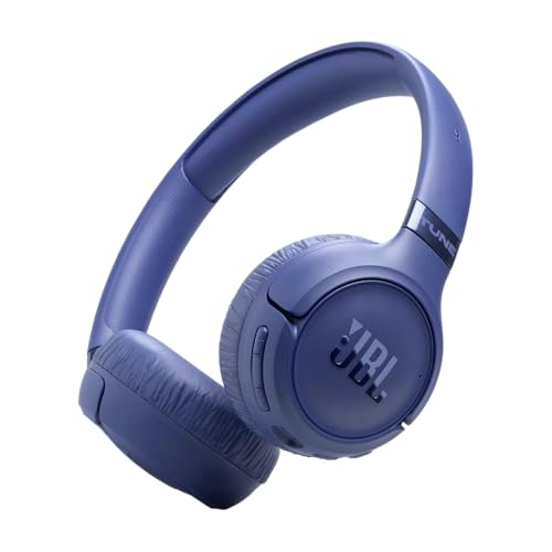 JBL Tune 680NC, Kabelloser On-Ear-Kopfhörer mit Noise-Cancelling, Blau