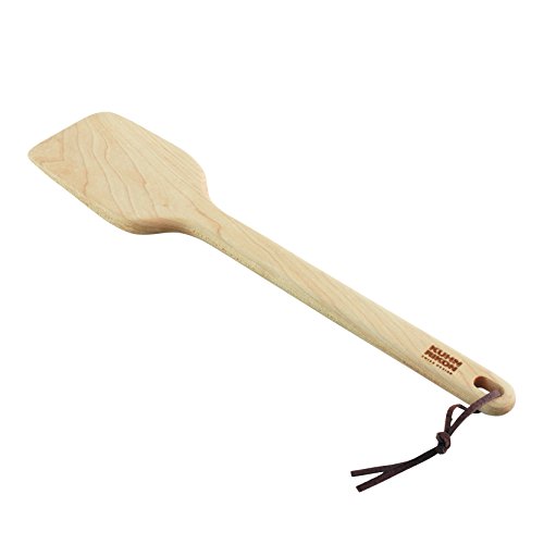 Kuhn Rikon Maple Wood Angle Paddle Spatula, 12-Inch