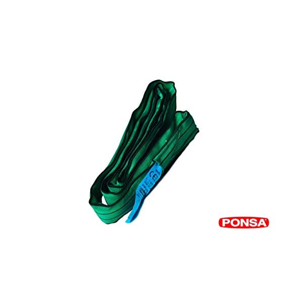 PONSA - Hebeschlinge - Rundschlinge Schlupf Hebeband 8m Umfang, 4m Nutzlänge - Polyester - EN 1492-2 Norm - Tragkraft bis zu 2000 kg – Bild 3