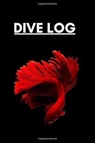 Download Dive Log: Scuba Diver Pro Logbook with World Map, for Intermediate and Experienced Divers, for logging over 100 dives. Red Betta Fish Cover PDF