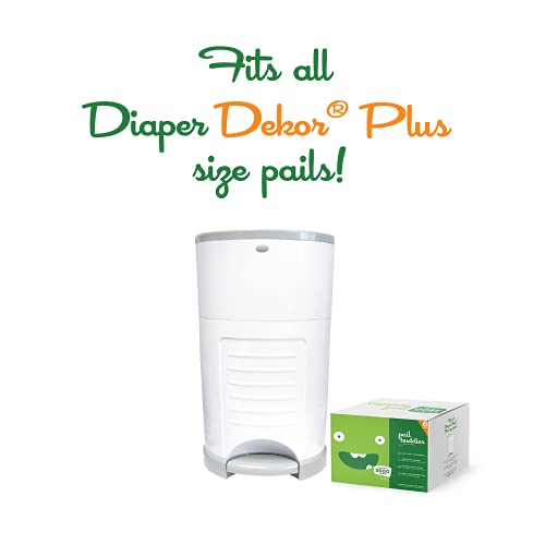 Pail Buddies Diaper Pail Refills 6 Count Compatible with Dekor Plus
