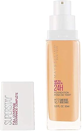 maybelline superstay foundation 127 sand beige