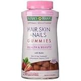 Nature's Bounty Optimal Solutions Women's Multivitamin Gummies 80 Count (Pack of 2) 50 mg of Collagen