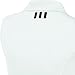 adidas Golf Women's Puremotion Solid Sleeveless Polo Shirt, White, Large