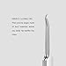 EINLIN Blackhead and Comedone Removal Tweezers Professional Stainless Steel Curved Tweezer With Case and Instructions Precision Whiteheads Pimple and Comedone Extractor